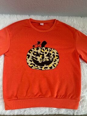 Girls Halloween Pumpkin Sweater 🎃🧡